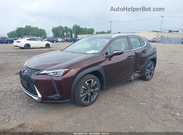 JTHU9JBH2K2011474 2019 LEXUS UX 250H Brown Передня ліва чверть