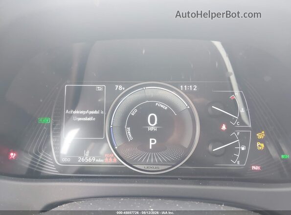 JTHU9JBH2K2011474 2019 LEXUS UX 250H Brown Вид задніх сидінь