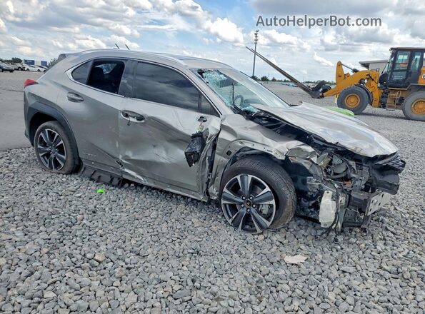 JTHU9JBH8K2002083 2019 LEXUS UX Серебряный Передняя правая четверть