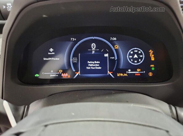 JTHUCJDH6S2005711 2025 LEXUS UX Gray ხელსაწყოთა პანელის ხედი