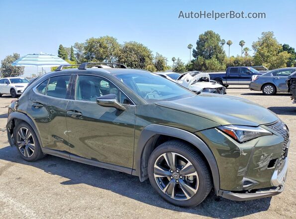 JTHX6JBH4P2150647 2023 LEXUS UX Green Przód prawy