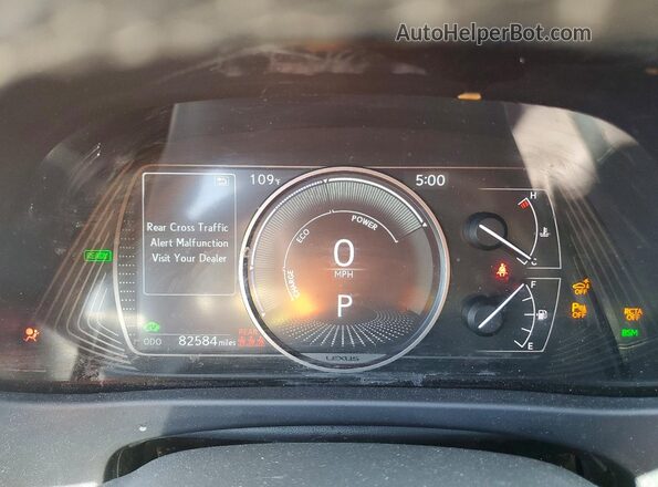 JTHX9JBH2N2056884 2022 LEXUS UX Белый Вид щитка приборов