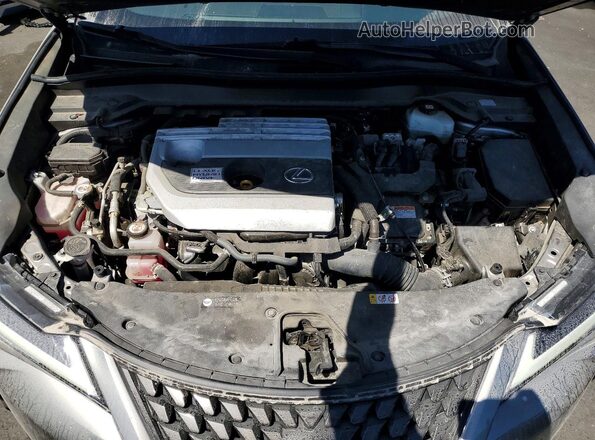 JTHX9JBH7M2052926 2021 LEXUS UX Silver ძრავის განყოფილების ხედი