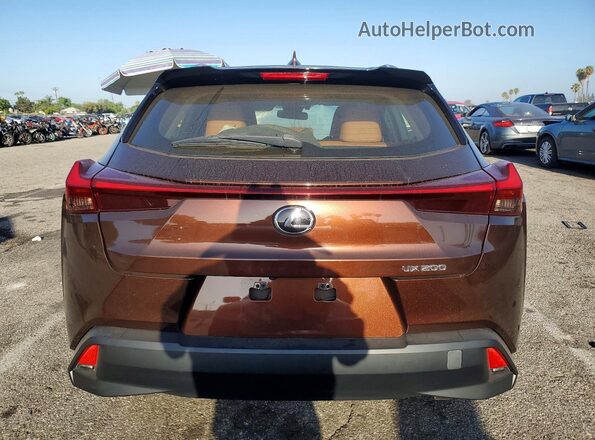 JTHY3JBH0K2013596 2019 LEXUS UX Brown უკანა ხედი