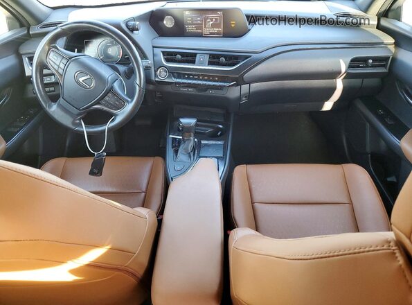 JTHY3JBH0K2013596 2019 LEXUS UX Brown წინა პანელის ხედი