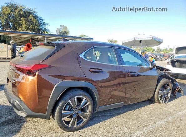 JTHY3JBH0K2013596 2019 LEXUS UX Brown უკანა მარჯვენა