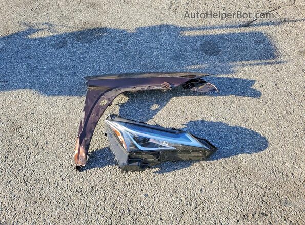 JTHY3JBH0K2013596 2019 LEXUS UX Brown ძრავის განყოფილების ხედი