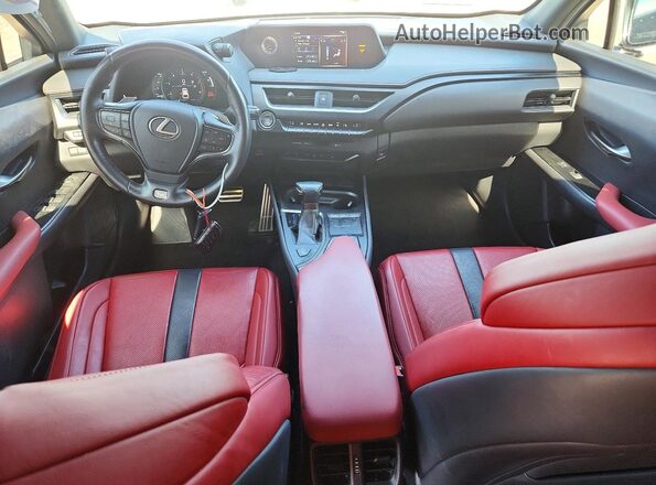 JTHY3JBH7K2010131 2019 LEXUS UX White Առջևի վահանակի տեսք