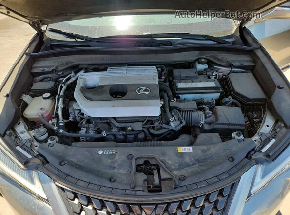 JTHY3JBH8K2019016 2019 LEXUS UX Silver Vista del compartimento del motor