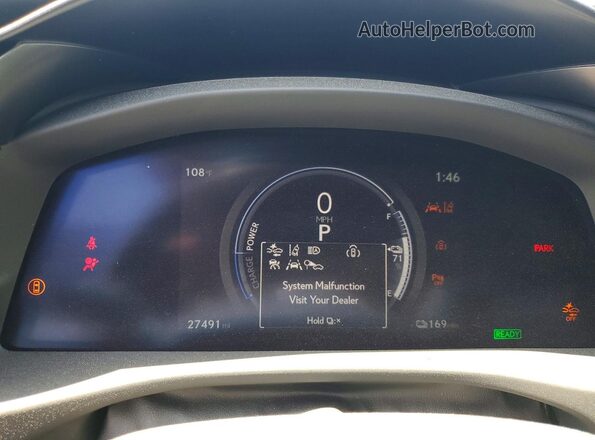 JTJAAAAB3PA022423 2023 LEXUS RZ Синий Вид щитка приборов