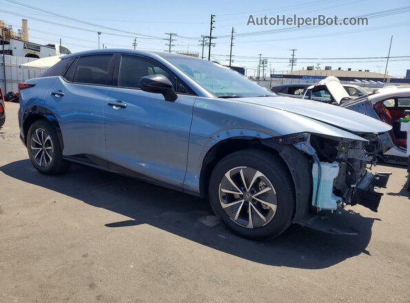 JTJAAAAB3PA022423 2023 LEXUS RZ Синий Передняя правая четверть