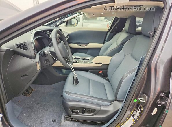 JTJAAAAB7SA030422 2025 LEXUS RZ Gray Widok wnętrza z przodu