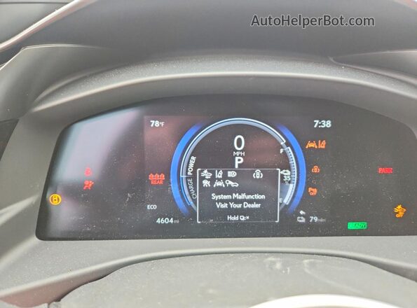 JTJAAAAB7SA030422 2025 LEXUS RZ Gray Widok zestawu wskaźników