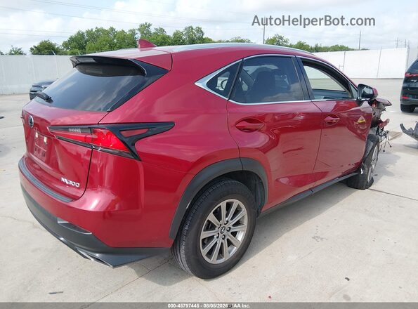 JTJAARBZ8L5009325 2020 LEXUS NX 300 Красный Задняя правая четверть