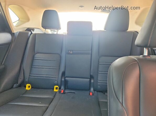 JTJAARBZ8L5016744 2020 LEXUS NX Black Հետևի նստատեղերի տեսք