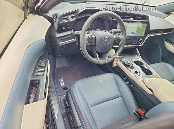 JTJABABB5RA007162 2024 LEXUS RZ Black Dashboard view