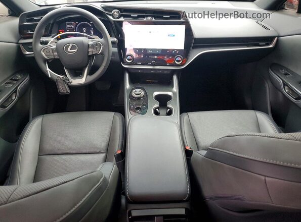 JTJABABBXSA011391 2025 LEXUS RZ Black Вид панелі приладів