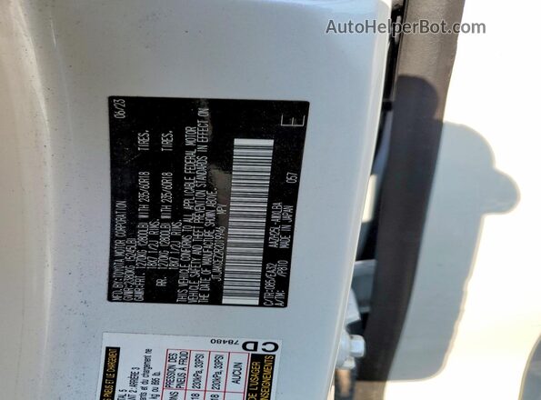 JTJAKCEZ2R2019946 2024 LEXUS NX White Widok komory silnika