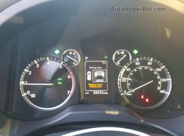 JTJAM7BX0L5245946 2020 LEXUS GX White Widok zestawu wskaźników