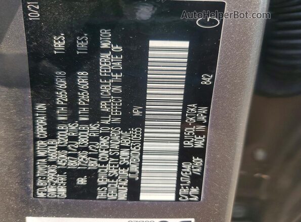 JTJAM7BX0N5310555 2022 LEXUS GX Серебряный Вид наклейки с VIN-кодом