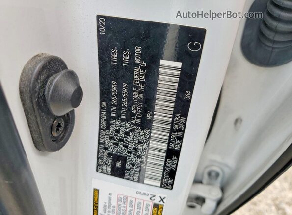 JTJAM7BX2M5274690 2021 LEXUS GX White Widok wnętrza 360 stopni