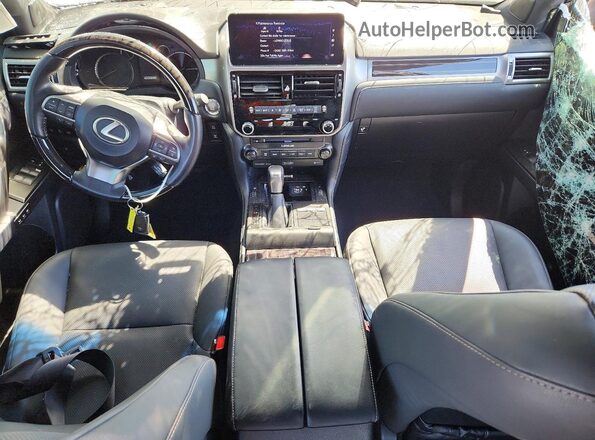 JTJAM7BX2P5385034 2023 LEXUS GX Blue წინა პანელის ხედი