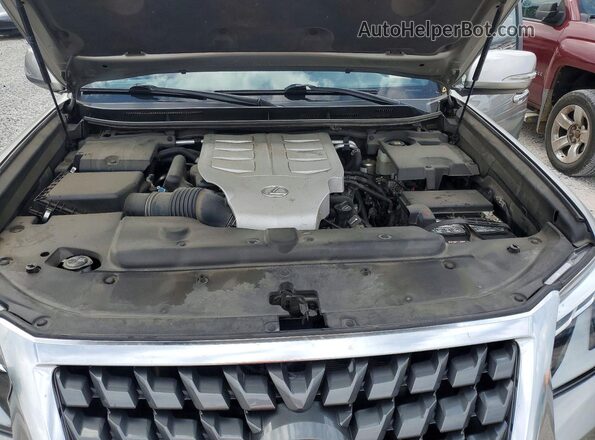 JTJAM7BX3M5280451 2021 LEXUS GX Silver ძრავის განყოფილების ხედი