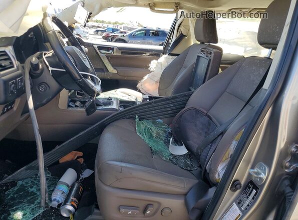 JTJAM7BX3M5285536 2021 LEXUS GX Gray Widok wnętrza z przodu