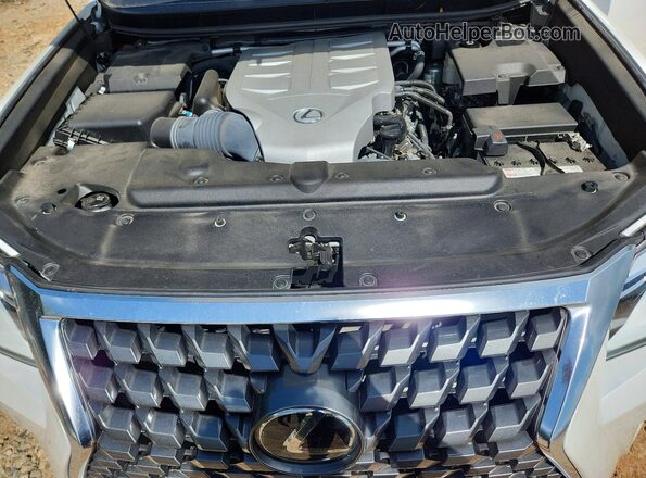 JTJAM7BX5P5372374 2023 LEXUS GX White Vista del compartimento del motor