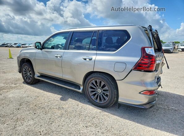 JTJAM7BX6M5300403 2021 LEXUS GX Silver Trasero izquierdo