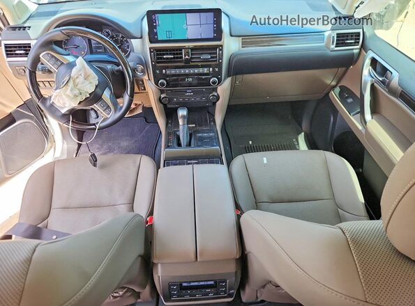 JTJAM7BX6P5383416 2023 LEXUS GX White Widok deski rozdzielczej