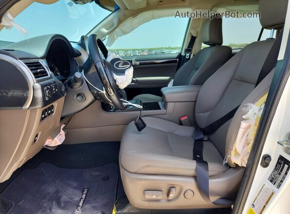 JTJAM7BX6P5383416 2023 LEXUS GX White Widok wnętrza z przodu