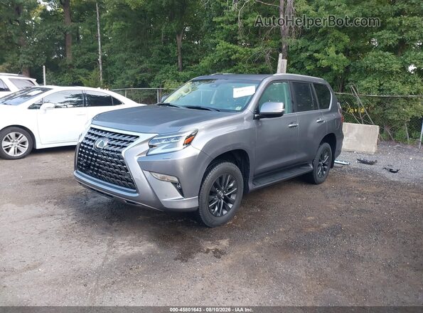 JTJAM7BX8N5335364 2022 LEXUS GX 460 Gray Առջևի ձախ երեք քառորդ տեսարան