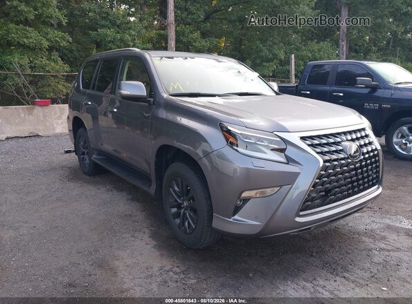 JTJAM7BX8N5335364 2022 LEXUS GX 460 Gray Դիմացի տեսք