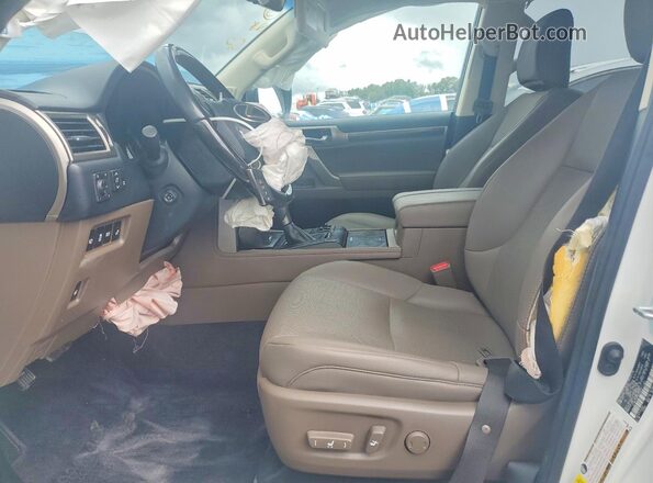 JTJAM7BXXM5303272 2021 LEXUS GX Белый Вид салона спереди
