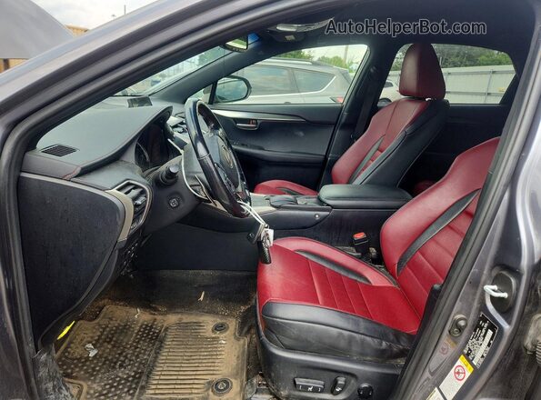 JTJBARBZ0G2061656 2016 LEXUS NX Серый Вид салона спереди