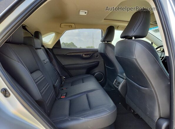 JTJBARBZ0G2085147 2016 LEXUS NX Silver Rear interior view