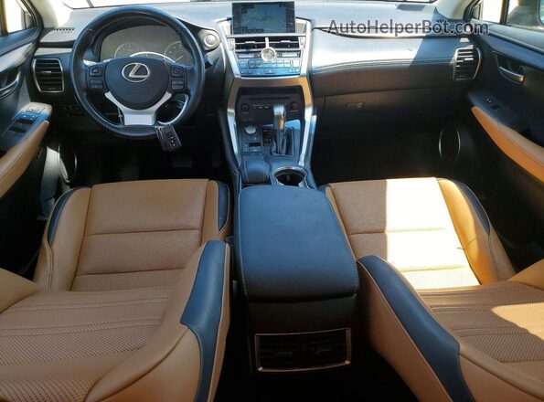 JTJBARBZ0G2088484 2016 LEXUS NX Gray Widok deski rozdzielczej