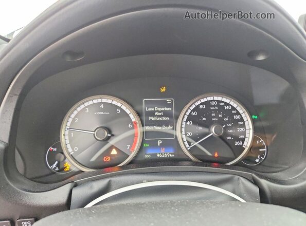 JTJBARBZ0J2168312 2018 LEXUS NX White Instrument cluster view