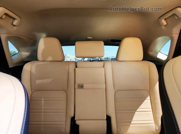 JTJBARBZ0K2185628 2019 LEXUS NX White უკანა სავარძლების ხედი