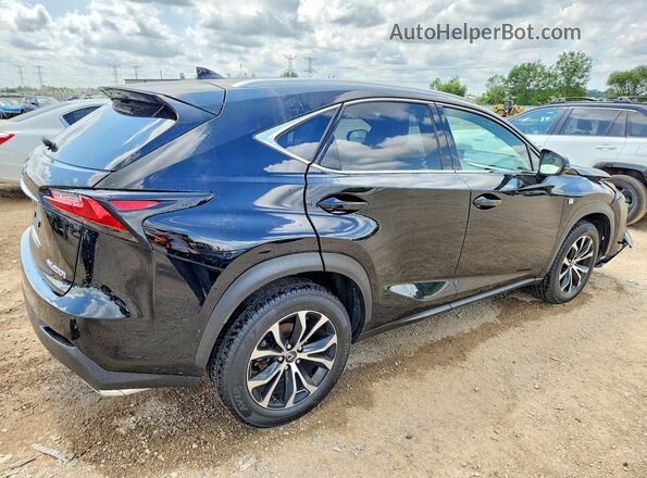 JTJBARBZ1H2097471 2017 LEXUS NX Black Trasero derecho