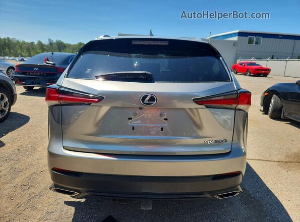 JTJBARBZ1K2184486 2019 LEXUS NX Серебряный Вид сзади
