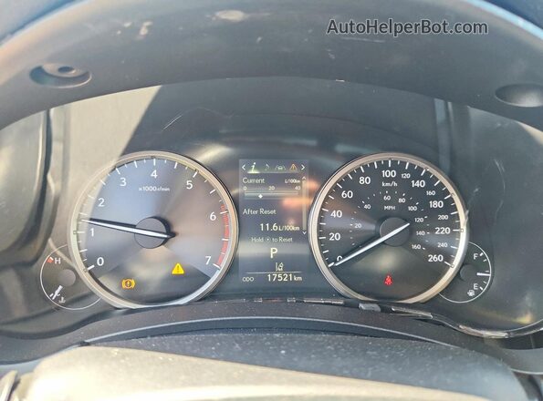 JTJBARBZ1K2184486 2019 LEXUS NX Серебряный Вид щитка приборов