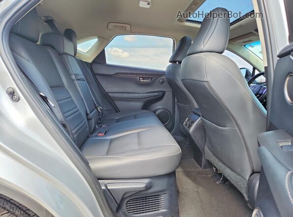 JTJBARBZ2G2047967 2016 LEXUS NX Silver უკანა სავარძლების ხედი