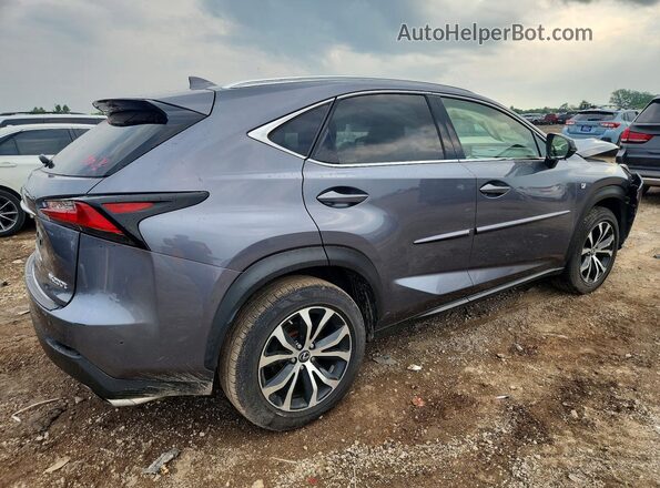 JTJBARBZ3G2056189 2016 LEXUS NX Gray უკანა მარჯვენა