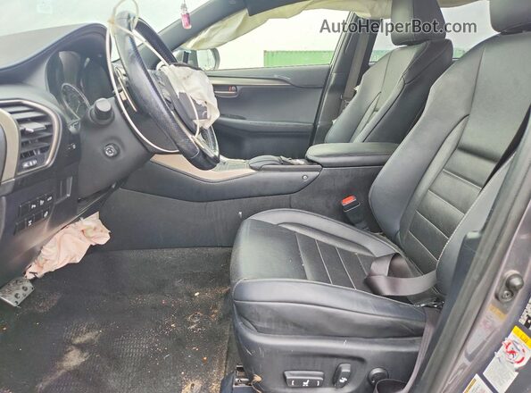 JTJBARBZ3G2056189 2016 LEXUS NX Gray წინა სალონის ხედი