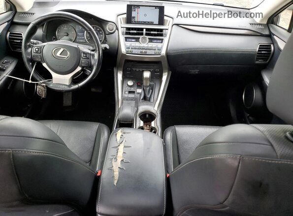 JTJBARBZ3H2101133 2017 LEXUS NX Silver წინა პანელის ხედი