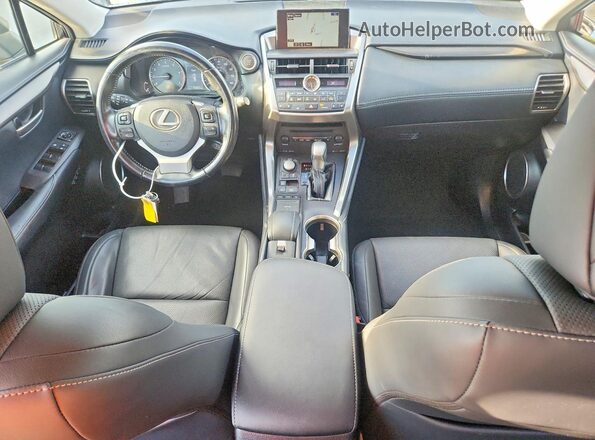 JTJBARBZ3H2145133 2017 LEXUS NX Silver Widok deski rozdzielczej