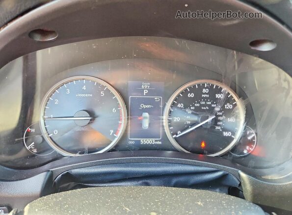 JTJBARBZ3H2145133 2017 LEXUS NX Silver Widok zestawu wskaźników