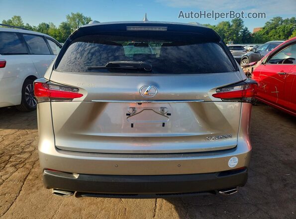 JTJBARBZ3H2145133 2017 LEXUS NX Silver Widok z tyłu